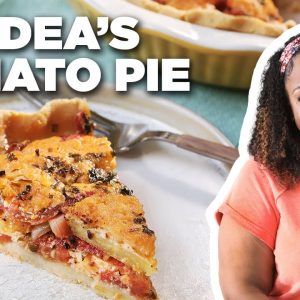 Kardea Brown's Tomato Pie with Cornmeal Crust ​| Delicious Miss Brown | Food Network