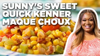 Sunny Anderson's Sweet Quick Kenner Maque Choux | The Kitchen | Food Network