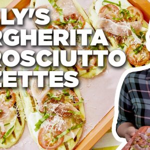 Molly Yeh's Margherita and Prosciutto Pizzettes | Girl Meets Farm | Food Network
