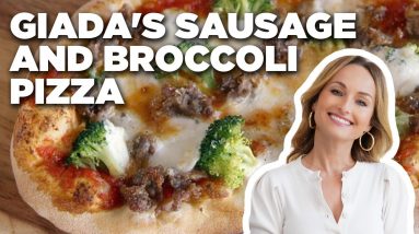 Giada De Laurentiis' Sausage and Broccoli Pizza | Giada in Italy | Food Network