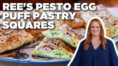 Ree Drummond's Pesto Egg Puff Pastry Squares | The Pioneer Woman | Food Network