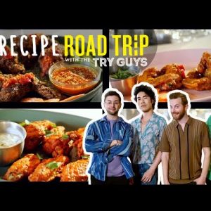 The Try Guys Make Blueberry BBQ Chicken Wings | No-Recipe Road Trip After Show | Food Network