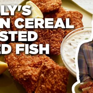 Molly Yeh's Corn Cereal Crusted Fried Fish | Girl Meets Farm | Food Network