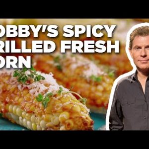 Bobby Flay's Spicy Grilled Fresh Corn | Bobby Flay's Barbecue Addiction | Food Network