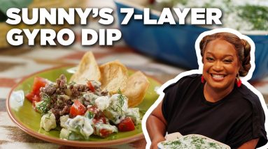 Sunny Anderson's Easy 7-Layer Gyro Dip | The Kitchen | Food Network