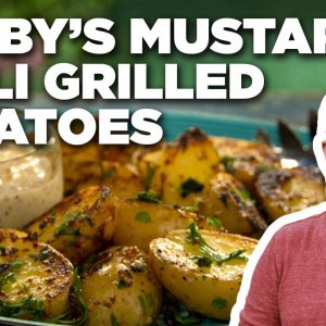 Bobby Flay's Mustard Aioli Grilled Potatoes | Bobby Flay's Barbecue Addiction | Food Network