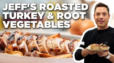 Jeff Mauro's Roasted Turkey and Root Vegetables | The Kitchen | Food Network