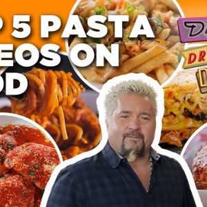 Top 5 #DDD Pasta Videos of ALL Time with Guy Fieri | Diners, Drive-Ins and Dives | Food Network