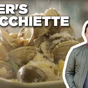 Tyler Florence's Orecchiette with Broccoli Rabe, Clams and Sausage | Tyler's Ultimate | Food Network