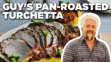 Guy Fieri's Pan-Roasted Turchetta | Guy's Big Bite | Food Network