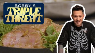 Michael Voltaggio's Dreamy Braised Bacon | Bobby's Triple Threat | Food Network