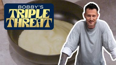 Michael Voltaggio's Microwave Applesauce | Bobby's Triple Threat | Food Network