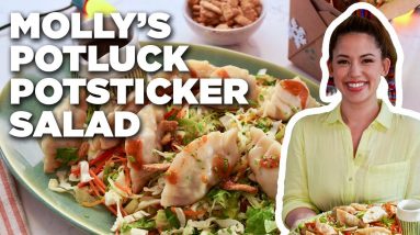 Molly Yeh's Potluck Potsticker Salad | Girl Meets Farm | Food Network