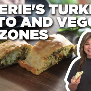 Valerie Bertinelli's Turkey, Pesto and Veggie Calzones | Food Network