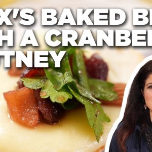 Alex Guarnaschelli's Baked Brie with a Cranberry Chutney | The Kitchen | Food Network