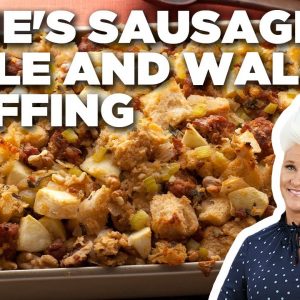 Anne Burrell's Sausage-Apple-Walnut Stuffing | Secrets of a Restaurant Chef | Food Network