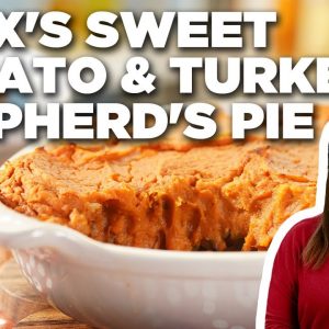 Alex Guarnaschelli's Sweet Potato and Turkey Shepherd's Pie | The Kitchen | Food Network