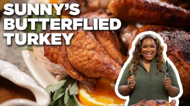 Sunny Anderson's Butterflied Roast Turkey with Easy Orange Spice Rub | The Kitchen | Food Network