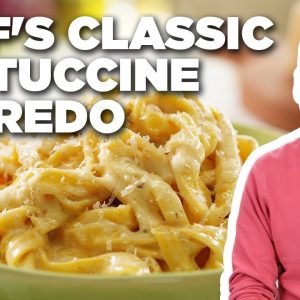 Jeff Mauro's Classic Fettuccine Alfredo | The Kitchen | Food Network