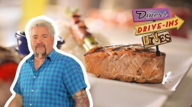 Guy Fieri Eats Teriyaki Ahi at The Hanalei Dolphin | Diners, Drive-Ins and Dives | Food Network