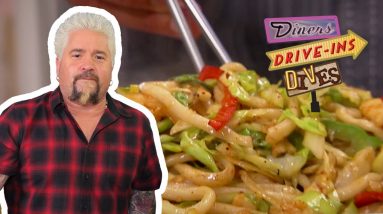 Guy Fieri Eats Hand-Pulled Noodles in Portland | Diners, Drive-Ins and Dives | Food Network