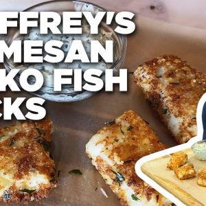 Geoffrey Zakarian's Parmesan Panko Fish Sticks | Food Network