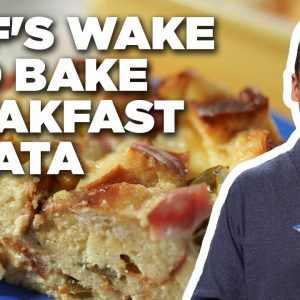 Jeff Mauro's Wake and Bake Breakfast Strata | The Kitchen | Food Network