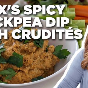 Alex Guarnaschelli's Spicy Chickpea Dip with Crudités | Food Network