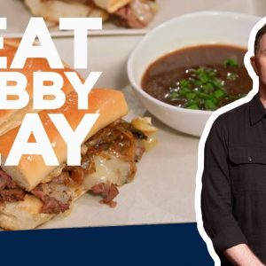 Bobby Flay Makes a French Dip | Beat Bobby Flay | Food Network