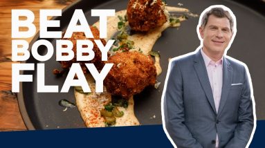Bobby Flay Makes Hushpuppies | Beat Bobby Flay | Food Network