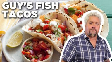 Guy Fieri's Koi Fish Tacos | Guy's Big Bite | Food Network