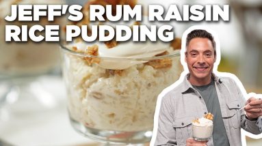 Jeff Mauro's Rum Raisin Rice Pudding | The Kitchen | Food Network
