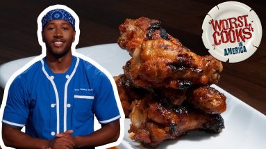 Darnell Ferguson's Grilled Chicken Wings | Worst Cooks in America | Food Network