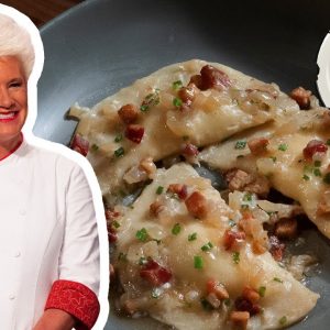 Anne Burrell's Potato and Cheddar Pierogies | Worst Cooks in America | Food Network