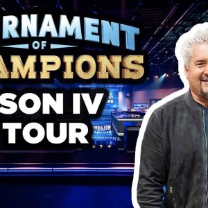 Tournament of Champions IV Set Tour with Guy Fieri (PLUS A Randomizer Inside Look) | Food Network