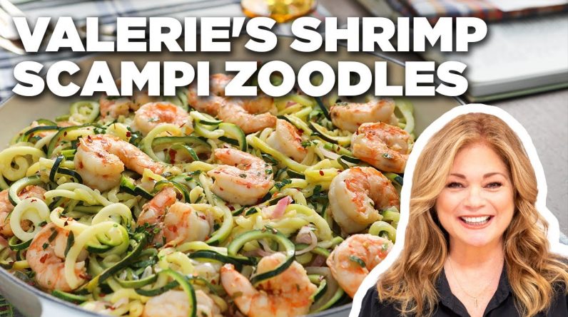 Valerie Bertinelli's Shrimp Scampi Zoodles | Valerie's Home Cooking | Food Network