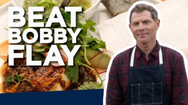 Bobby Flay Makes Fish a la Talla | Beat Bobby Flay | Food Network