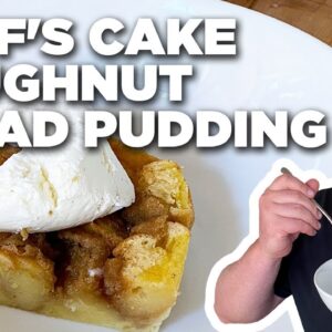 Duff Goldman's Cake Doughnut Bread Pudding | Food Network