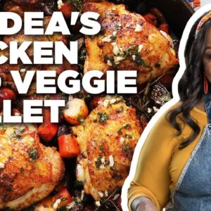 Kardea Brown's Chicken and Veggie Skillet | Delicious Miss Brown | Food Network