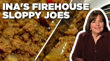 Ina Garten Makes Firehouse Sloppy Joes with Scott Elley | Barefoot Contessa | Food Network
