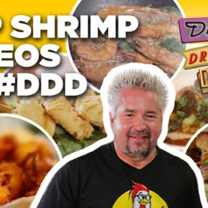 Top #DDD SHRIMP Videos of All Time with Guy Fieri | Diners, Drive-Ins, and Dives | Food Network