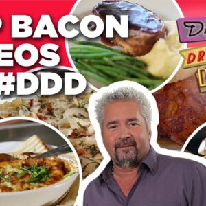 Top #DDD Bacon Videos of All Time with Guy Fieri | Diners, Drive-Ins, and Dives | Food Network