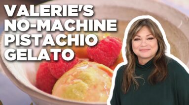 Valerie Bertinelli's No-Machine Pistachio Gelato | Valerie's Home Cooking | Food Network