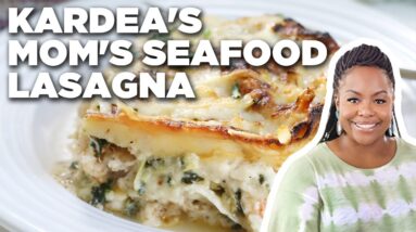 Kardea Brown's Mom's Seafood Lasagna | Delicious Miss Brown | Food Network