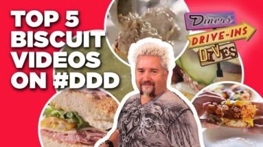 Top 5 Biscuits Guy Fieri Ate on #DDD | Diners, Drive-Ins, and Dives | Food Network