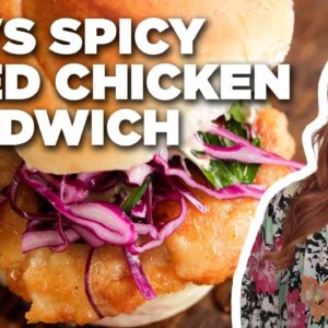 Ree Drummond's Spicy Fried Chicken Sandwich | The Pioneer Woman | Food Network