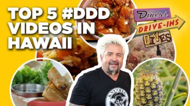 Top 5 #DDD Bites in Hawaii with Guy Fieri | Diners, Drive-Ins, and Dives | Food Network