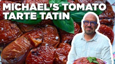 Michael Symon's Tomato Tarte Tatin | Symon Dinner's Cooking Out | Food Network