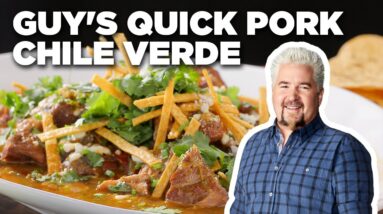 Guy Fieri's Quick Pork Chile Verde | Food Network