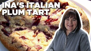 Ina Garten's Italian Plum Tart | Barefoot Contessa | Food Network